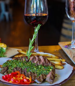 steak-wine