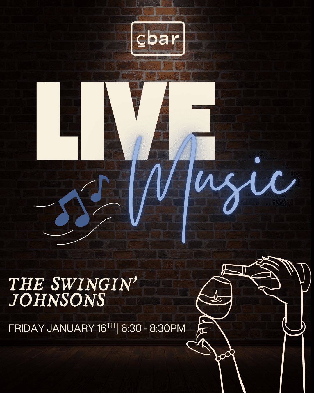 At Cbar, live music pairs perfectly with great wine and elevated bites. Enjoy a relaxed evening at the C, by the sea, with sommelier-chosen wines, a chef-curated menu of shareable plates, and the warm ambiance of live sound filling the room. Come for the music ~ stay for the wine, food, and unforgettable atmosphere. Walk-ins welcomed. Reservations recommended!