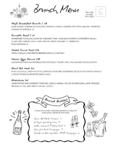 Brunch at Cbar | Saturdays & Sundays 11AM–2PM