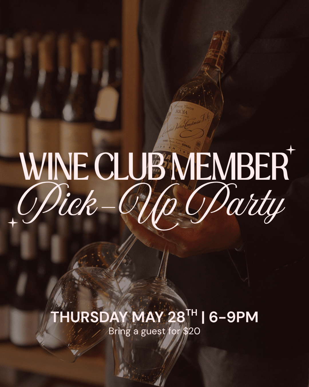 Club C pickup night is almost here 🍷 ⁠ A table full of boutique wines, good conversation, and the kind of pours you’ll be thinking about long after the last sip.⁠ ⁠ This month’s lineup is all about beautifully made, small-production wines selected by our somm team — balanced, expressive, and perfect for summer nights in Carlsbad Village.⁠ ⁠ Club Members:⁠ Bring a guest for $20⁠ ⁠ Not in the club yet?⁠ Come taste this month’s featured wines for $20 and see what Club C is all about.⁠ ⁠ Want in? Sign up before 05/28 to join this month’s pickup party