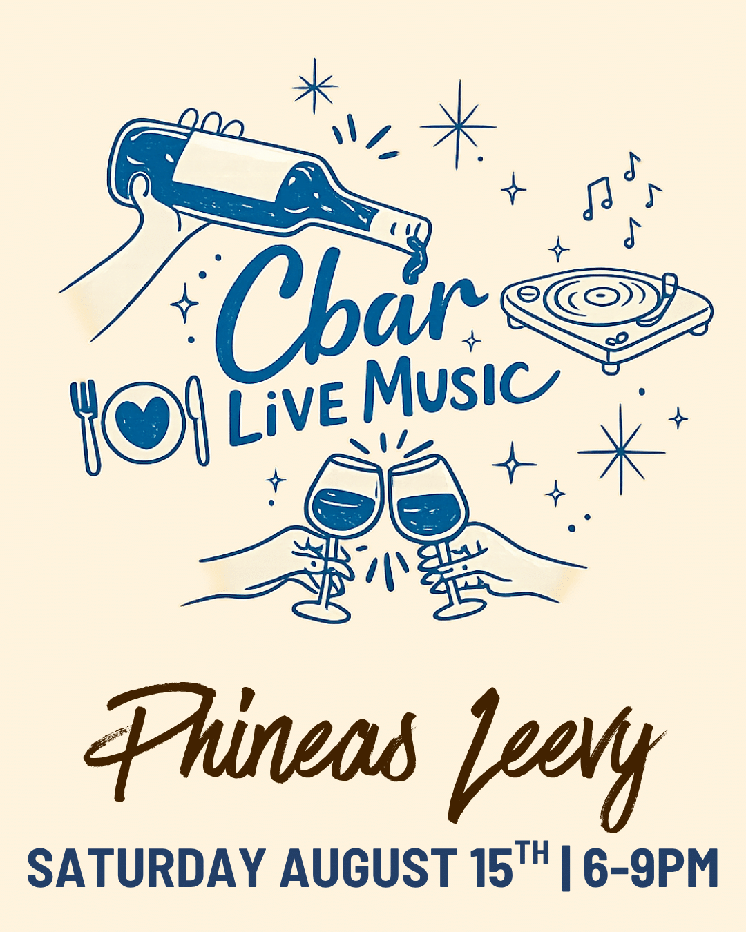 Cbar Live Music | Carlsbad Village Wine Bar & Nightlife Looking for live music in Carlsbad that actually feels like a night out? Welcome to Cbar. Tucked in the heart of Carlsbad Village, Cbar brings together live music, sommelier-selected wines, and a chef-driven menu for an experience that’s equal parts intimate and unforgettable. As the music starts, the room shifts — the energy builds, the wine flows, and suddenly, your “one glass” turns into your favorite night of the week. Perfect for date night, girls’ night, or a spontaneous evening that turns into something more. Seating fills quickly once live music begins — reservations are strongly recommended. Walk-ins welcome when available. Reserve your table here. C you at the Bar!