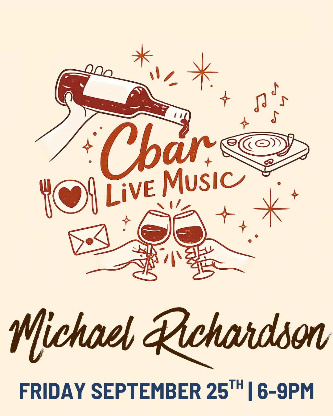 Cbar Live Music | Carlsbad Village Wine Bar & Nightlife Looking for live music in Carlsbad that actually feels like a night out? Welcome to Cbar. Tucked in the heart of Carlsbad Village, Cbar brings together live music, sommelier-selected wines, and a chef-driven menu for an experience that’s equal parts intimate and unforgettable. As the music starts, the room shifts — the energy builds, the wine flows, and suddenly, your “one glass” turns into your favorite night of the week. Perfect for date night, girls’ night, or a spontaneous evening that turns into something more. Seating fills quickly once live music begins — reservations are strongly recommended. Walk-ins welcome when available. Reserve your table here. C you at the Bar!